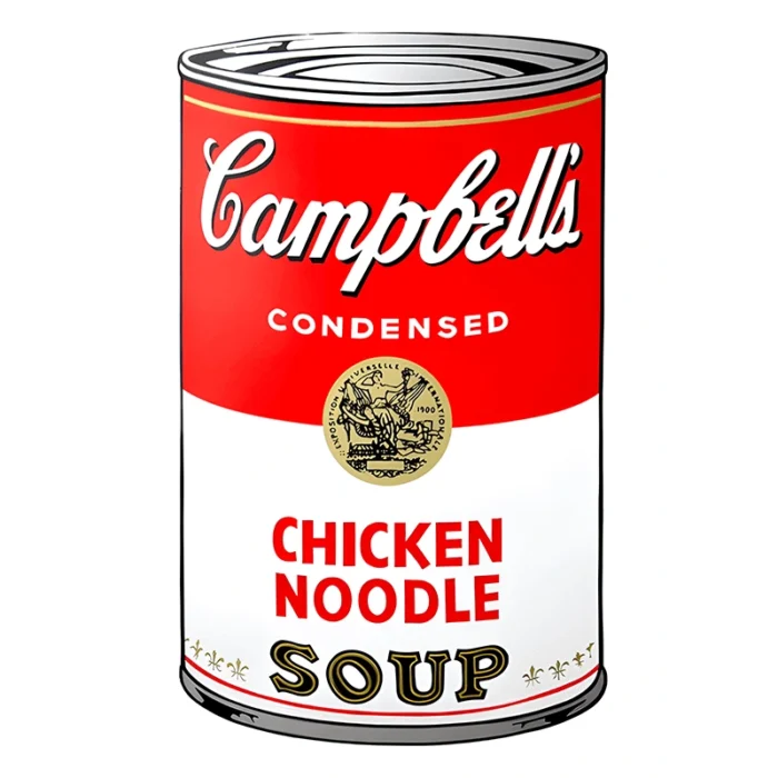 Andy Warhol after Serigrafía a color Campbells Soup I 11.45 Chicken Noodle