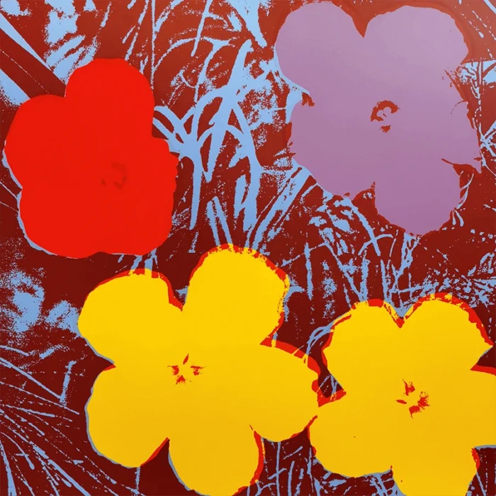 Andy Warhol after Serigrafía a color Flowers 11.71